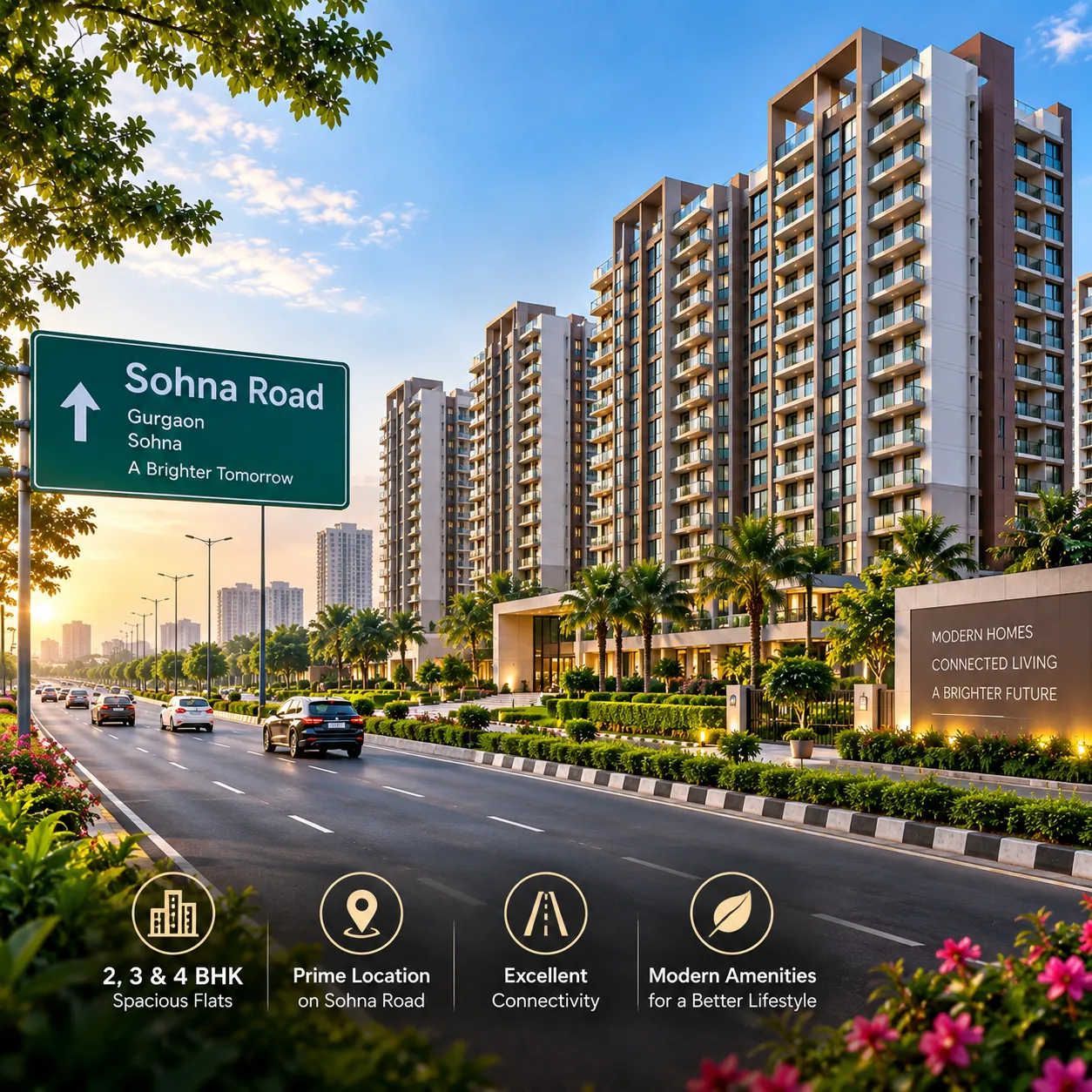 2, 3, 4 BHK Flats For Sale Sohna Road Gurgaon